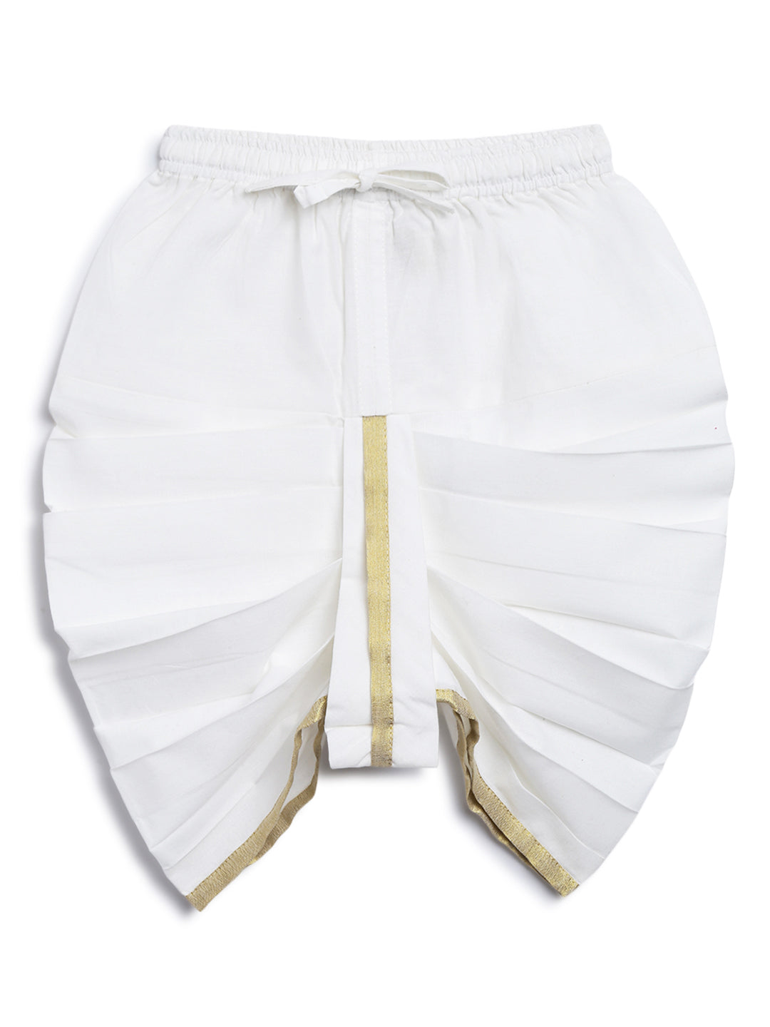 Baby Boy Chand Moon Dhoti Kurta Set-White - Image 7