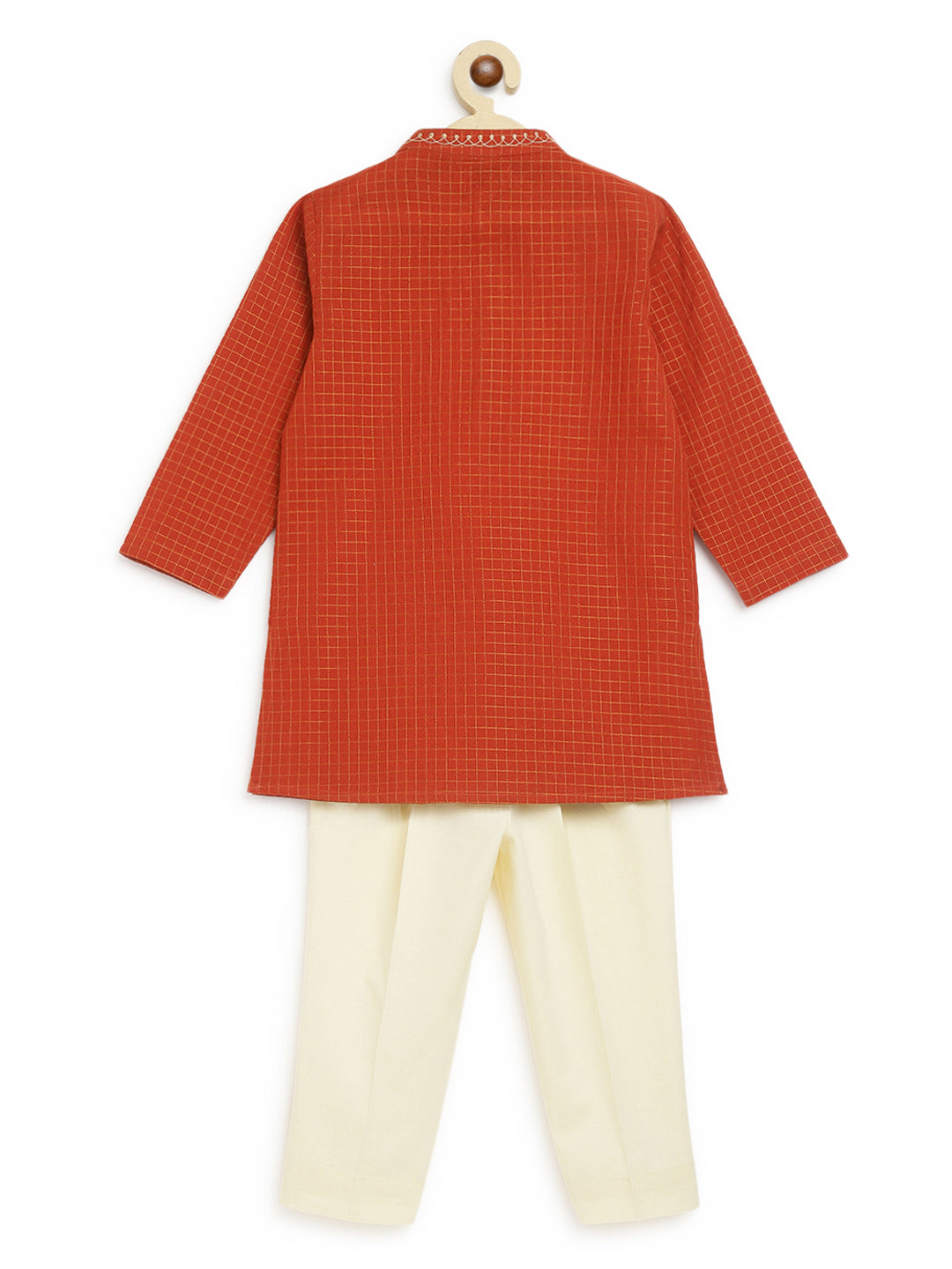 Chidiya Udd Zari Kurta Set - Red