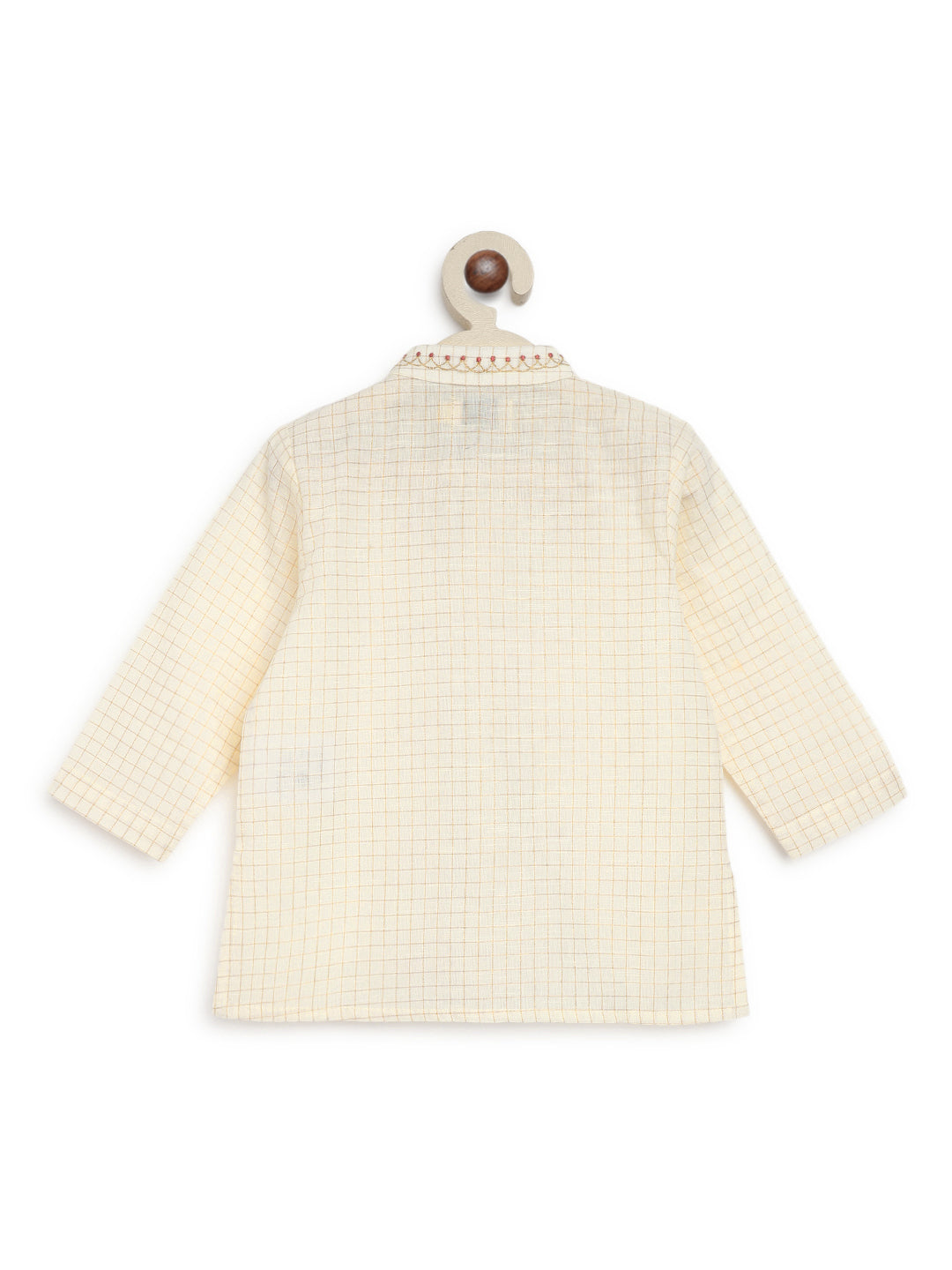 Chidiya Udd Zari Dhoti Set - Cream - Image 8