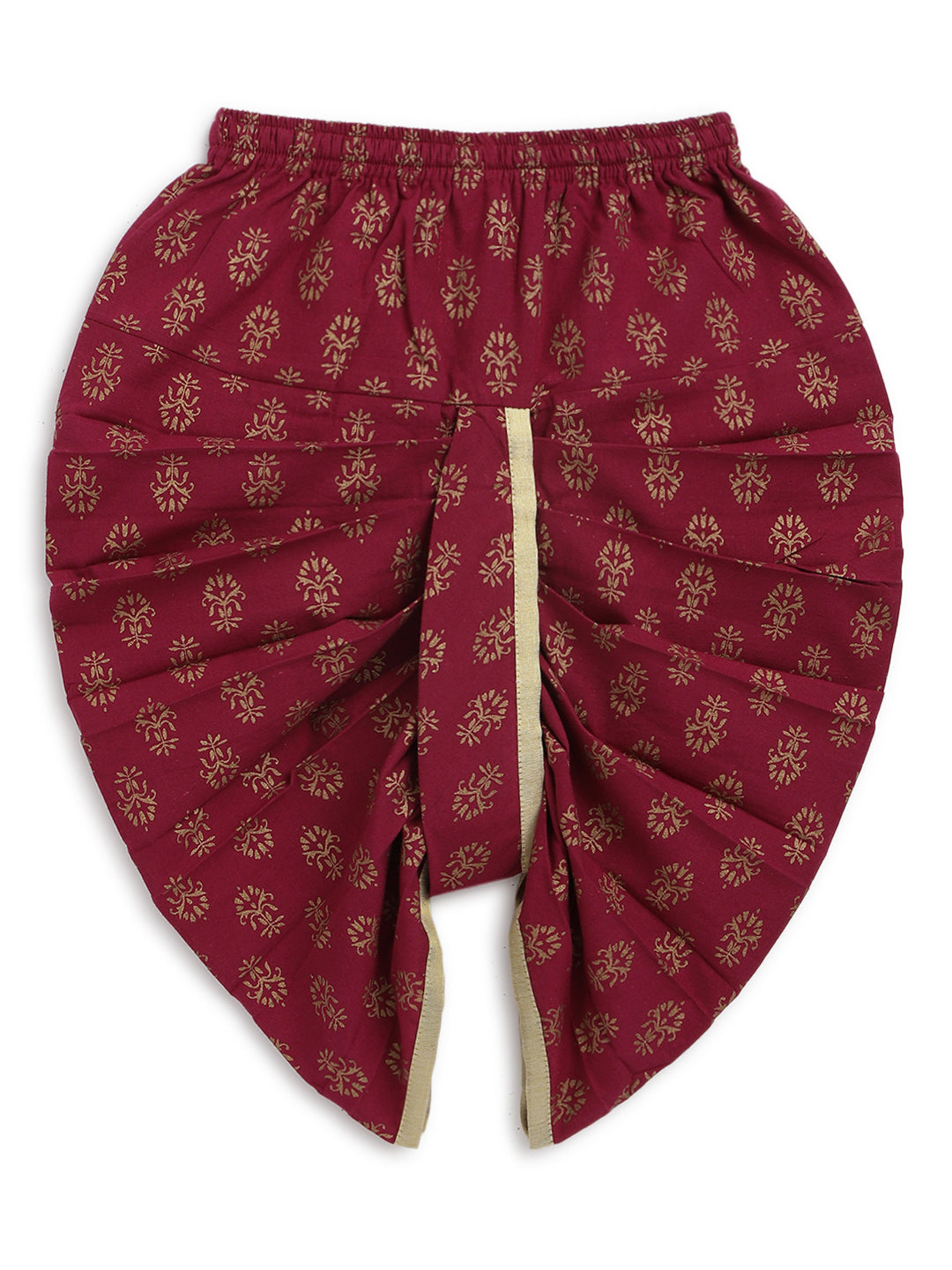 Baby Boy Fish Embroidery Jamna Set - Cream