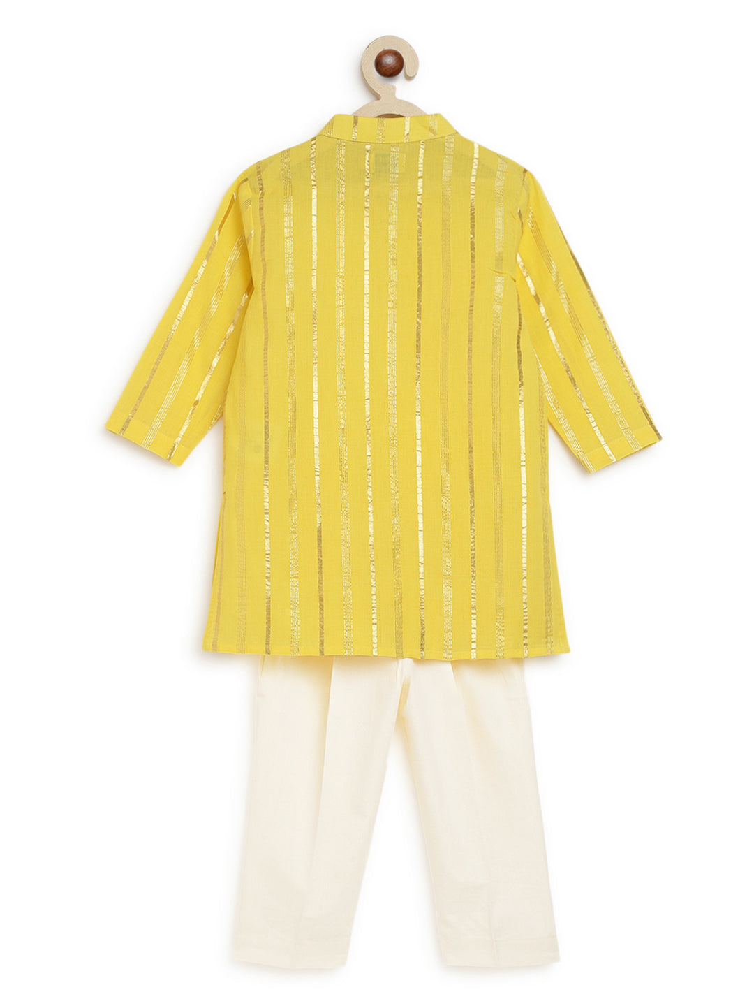 Mast Malang Kurta Set - Yellow - Image 3