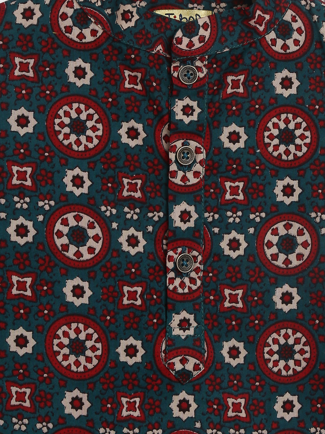 Indian Summer Short Kurta - Green