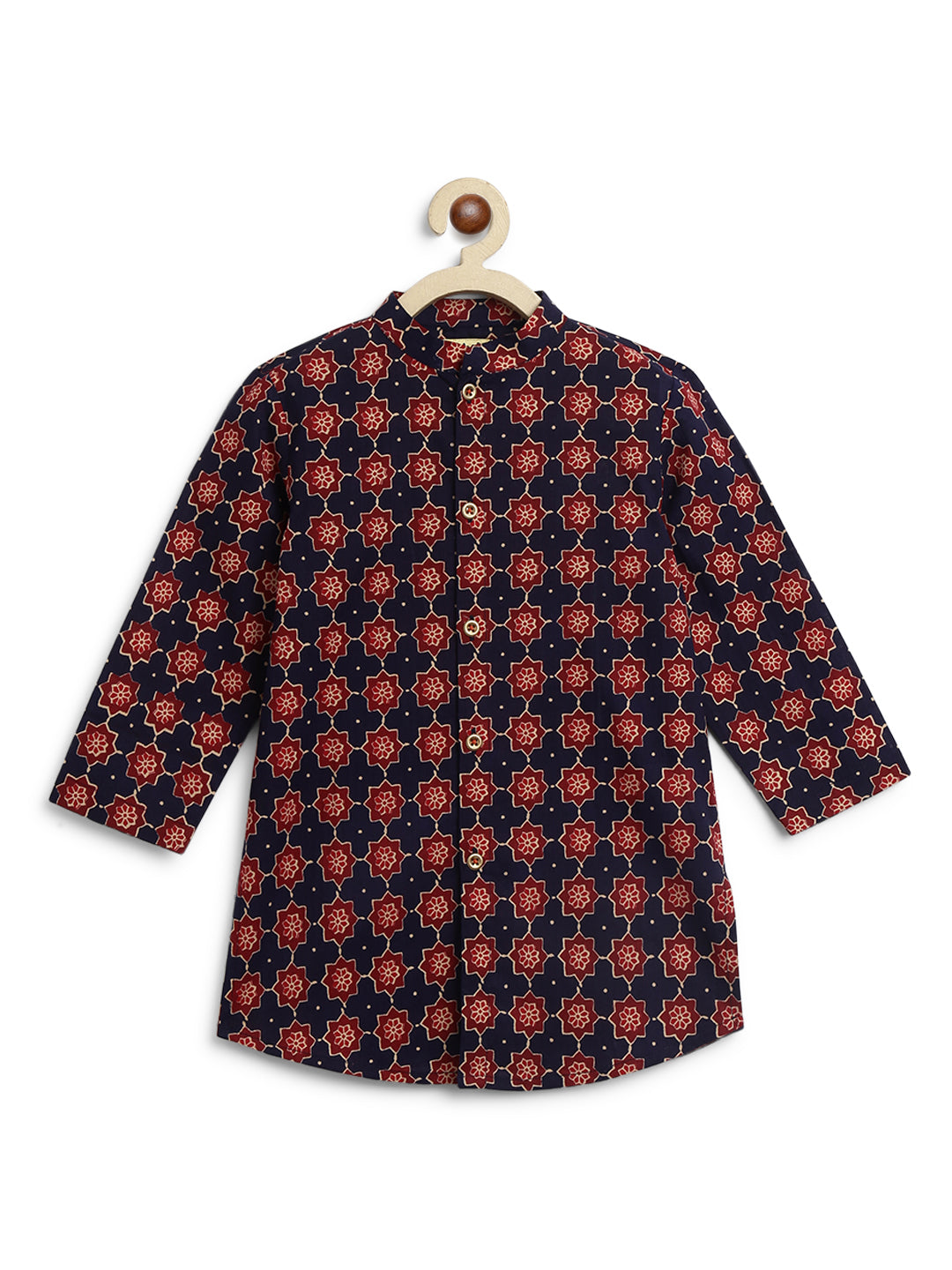 Indie Pop Boys Kurta Set - Blue - Image 2