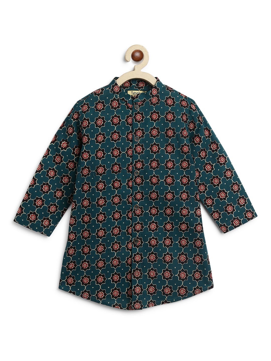 Indie Pop Boys Kurta Set - Green