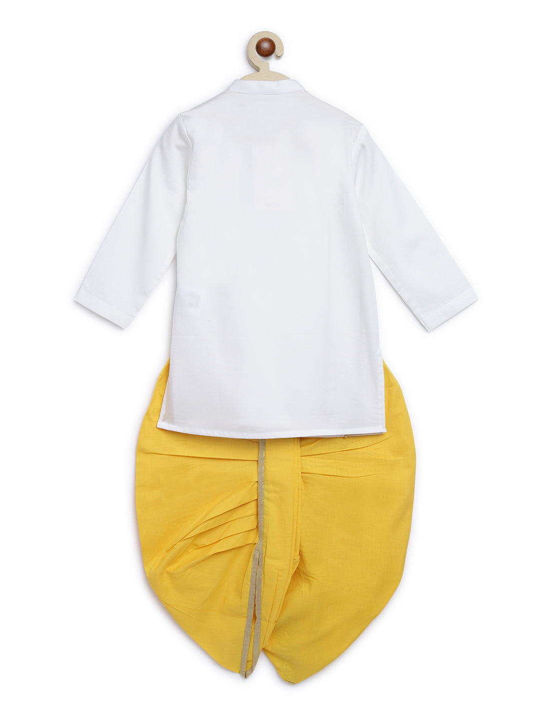 Boy Krishna Dhoti Set - Cream