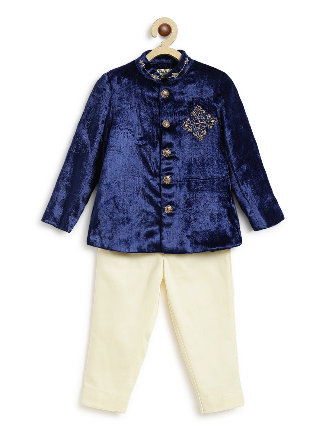 Midnight Majesty Bandhgala Set