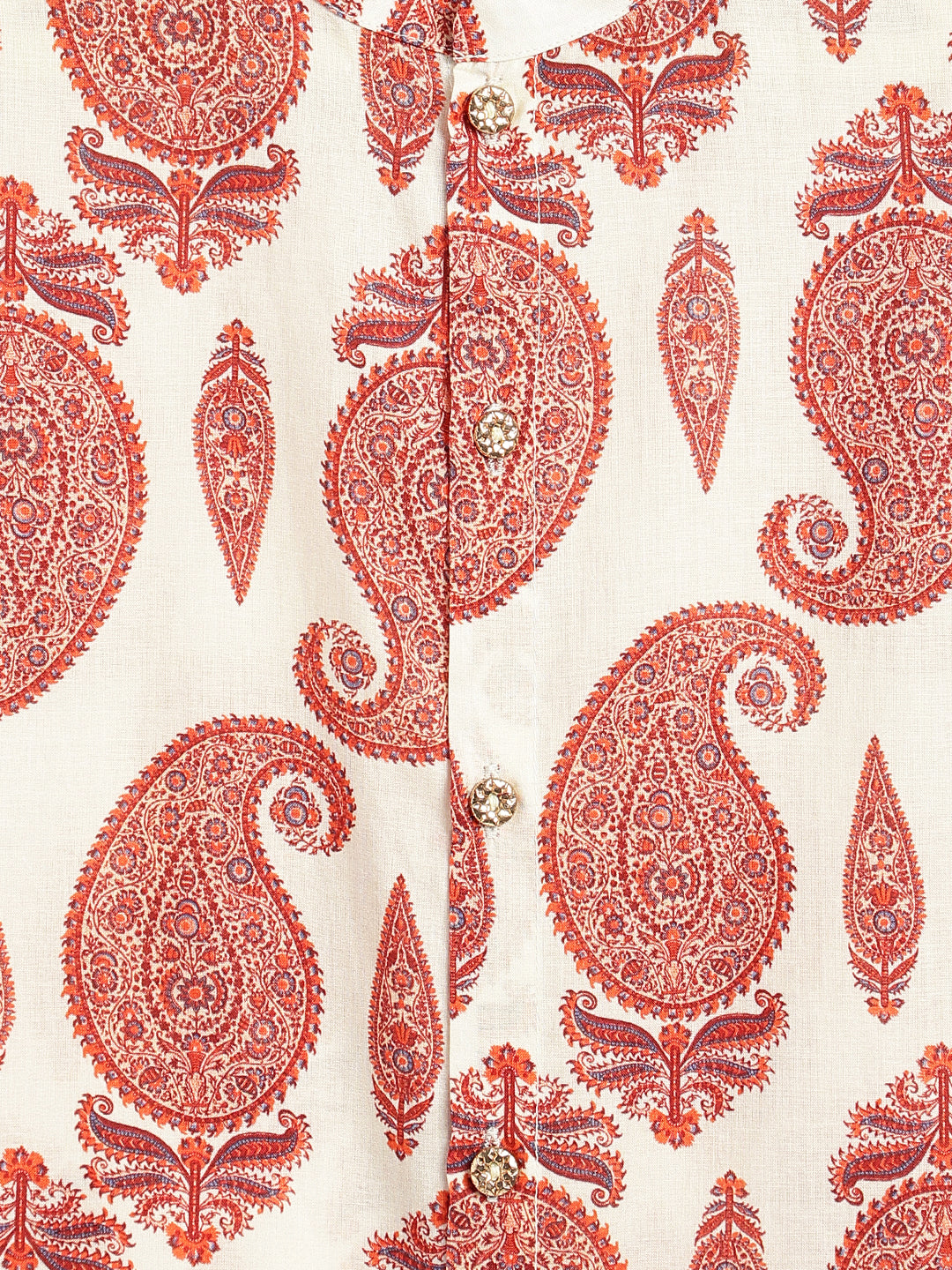 Kashmir Paisley Kurta Set - Image 9