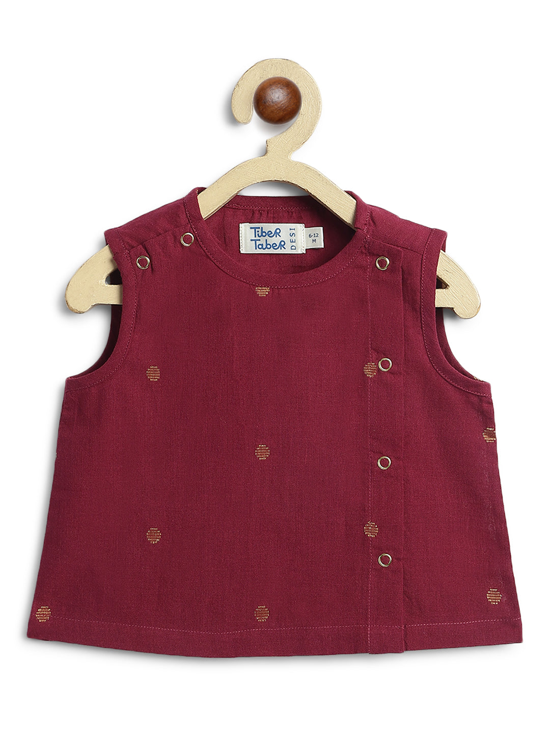 Zari Polka Jhabla Set - Image 5