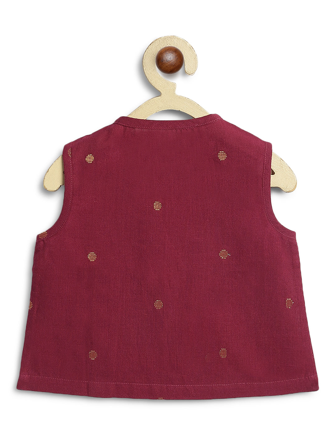 Zari Polka Jhabla Set - Image 6