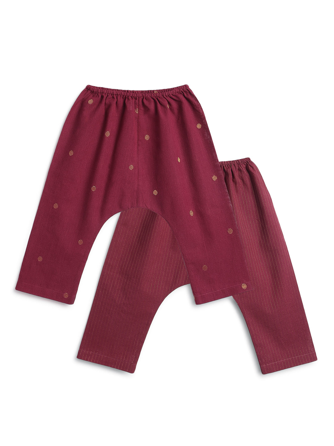 Zari Polka Jhabla Set - Image 7