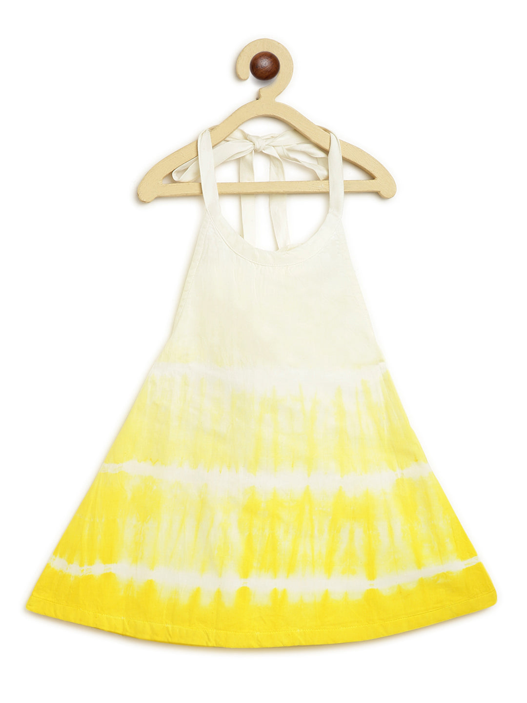 Girls Yellow Shibori Top Set - Image 6