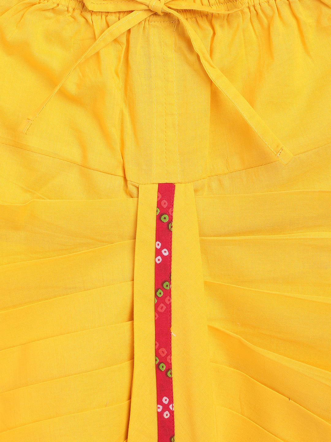 Baby Girl Pink Printed Bandhani Angrakha Set