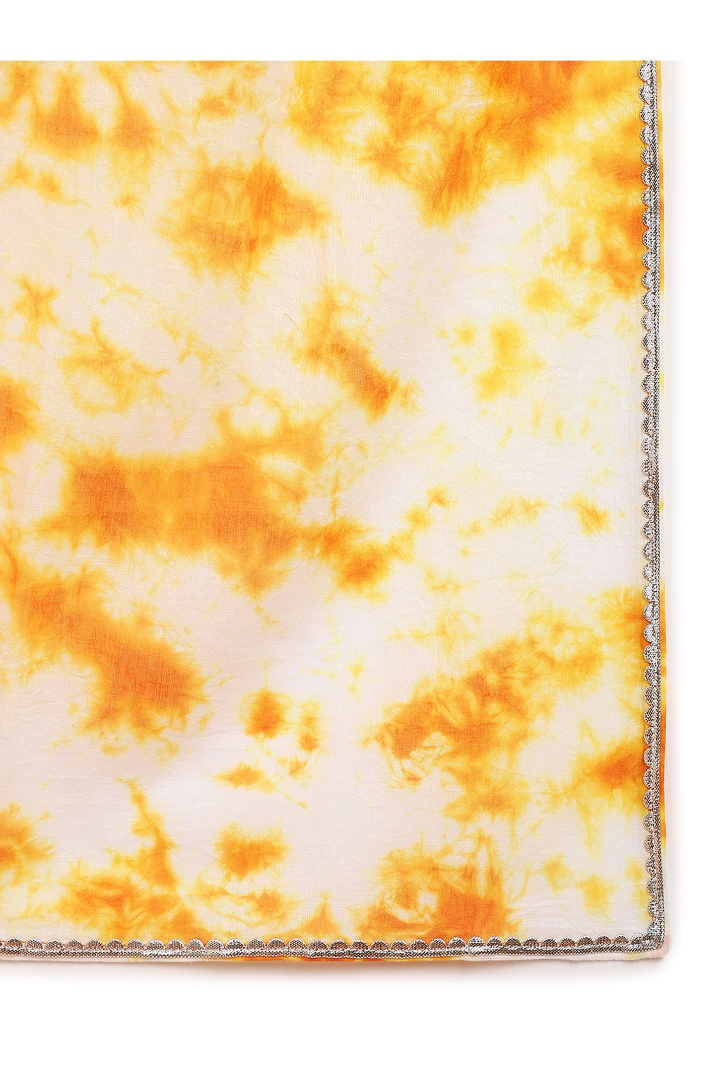 Girls Straight Strappy Sharara Set Gotapatti - Orange