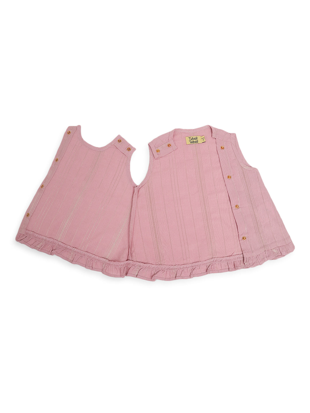 Jamun Chuski Jhabla Set - Purple