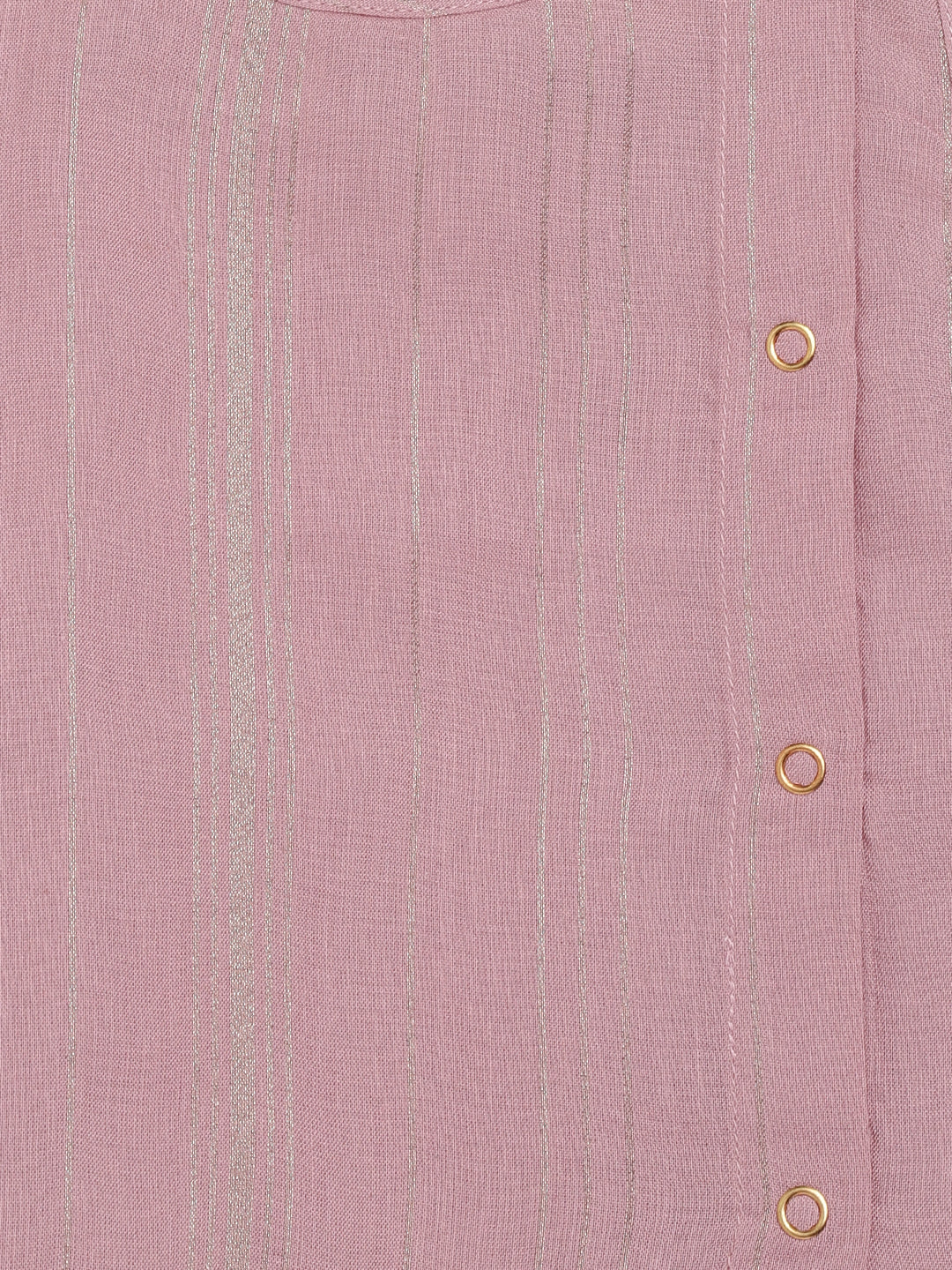 Jamun Chuski Jhabla Set - Purple