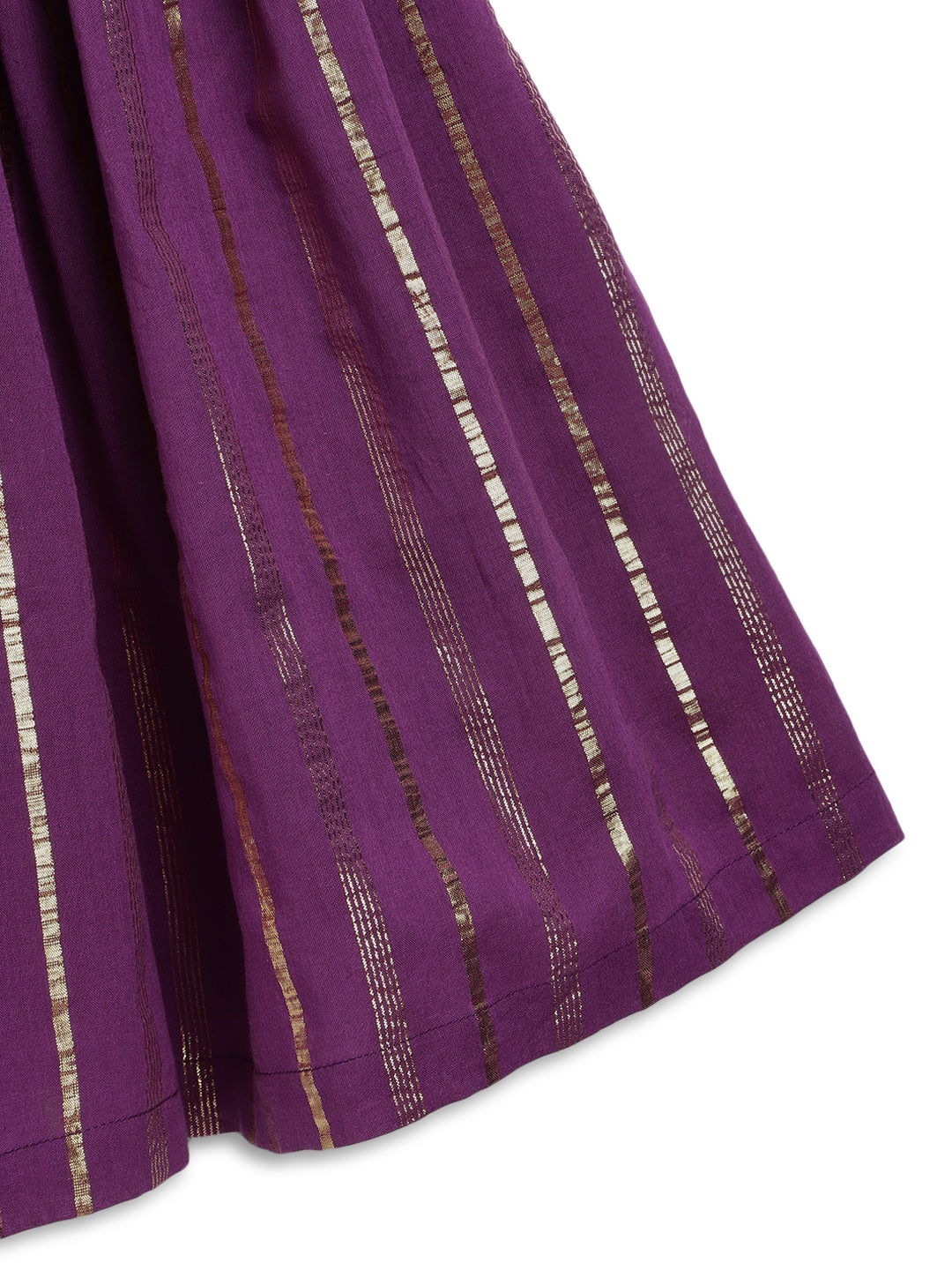 Jamun Chuski Lehenga Set - Purple - Image 17