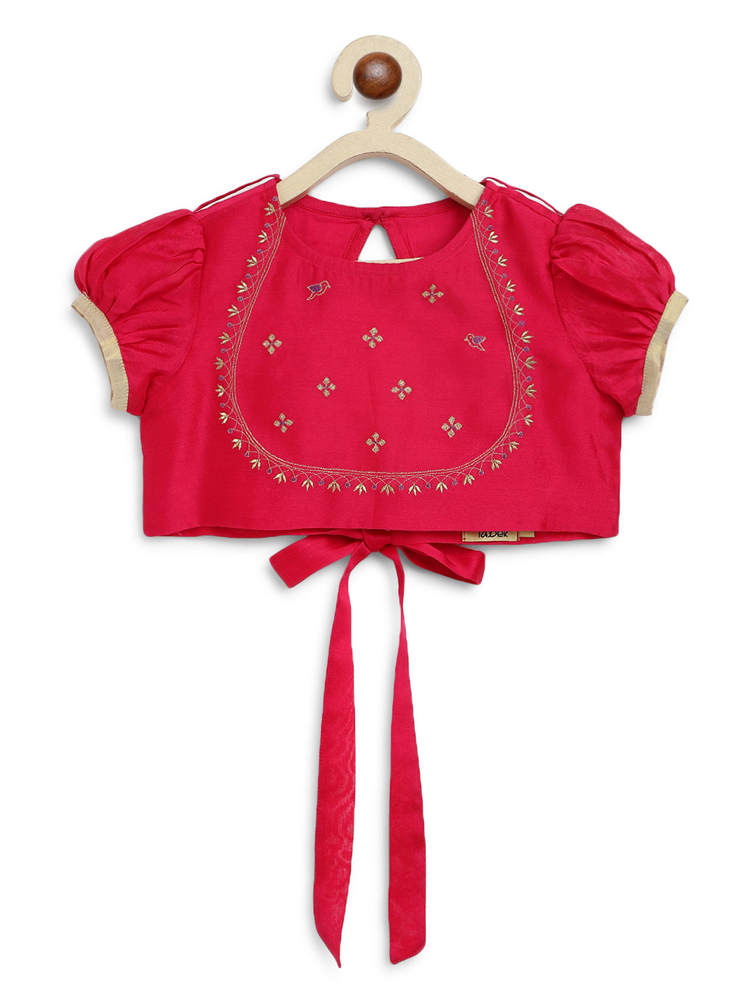 Jamun Chuski Lehenga Set - Purple