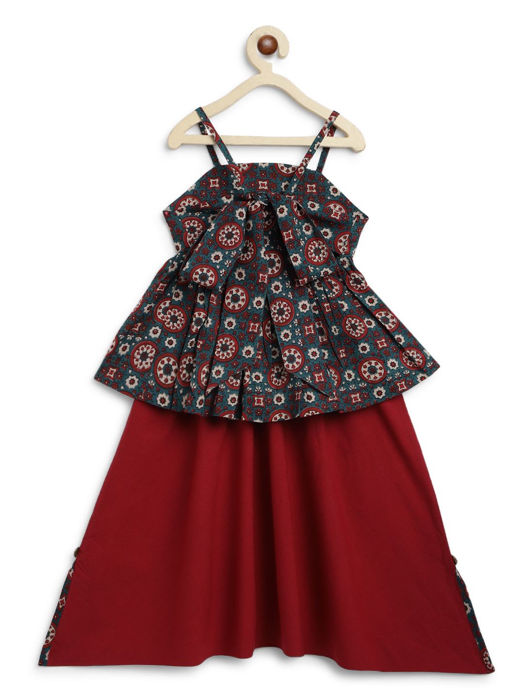 Little Miss Chulbul Coord Set - Green