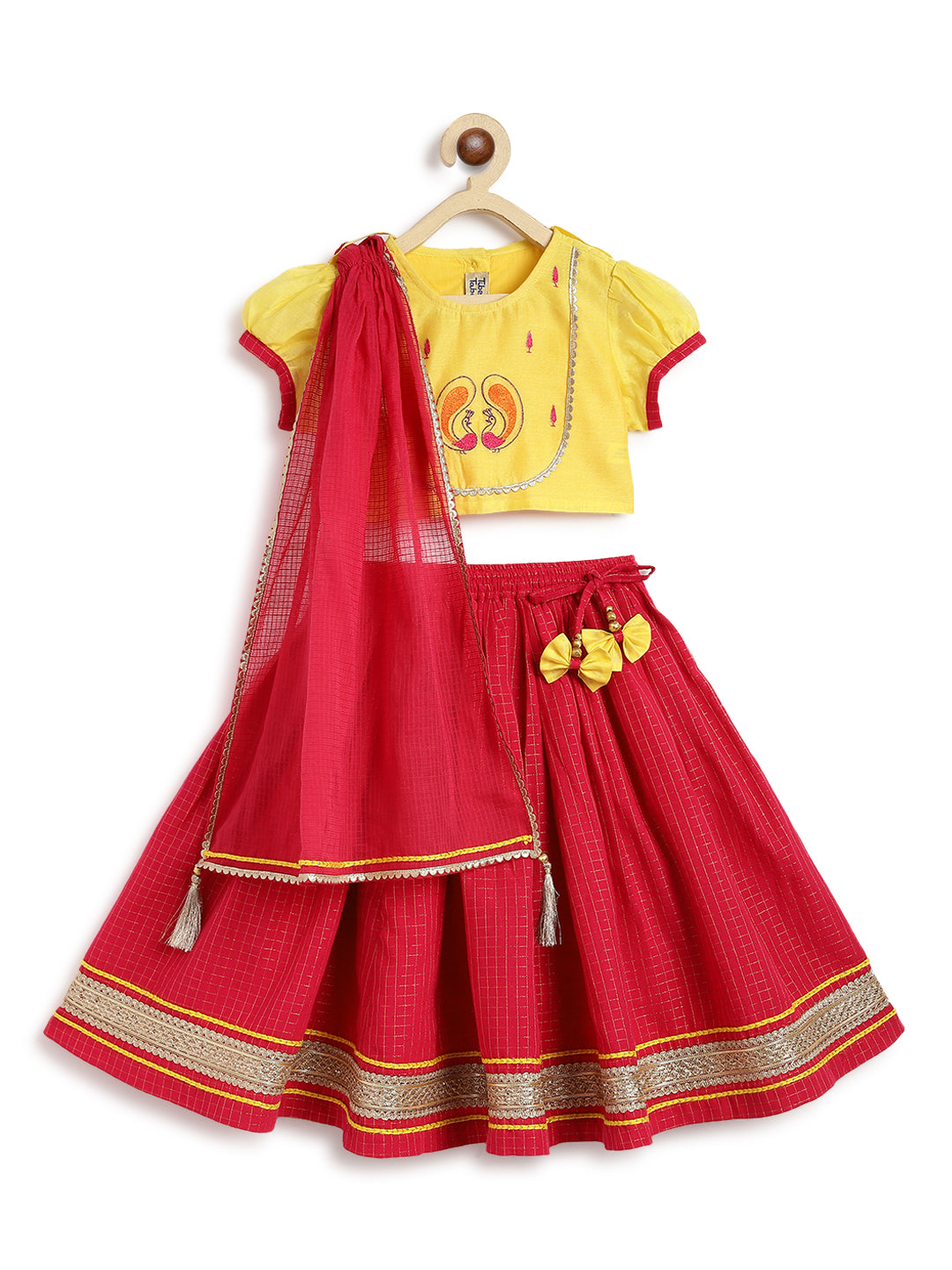 Peacock Embroidery Lehenga Set