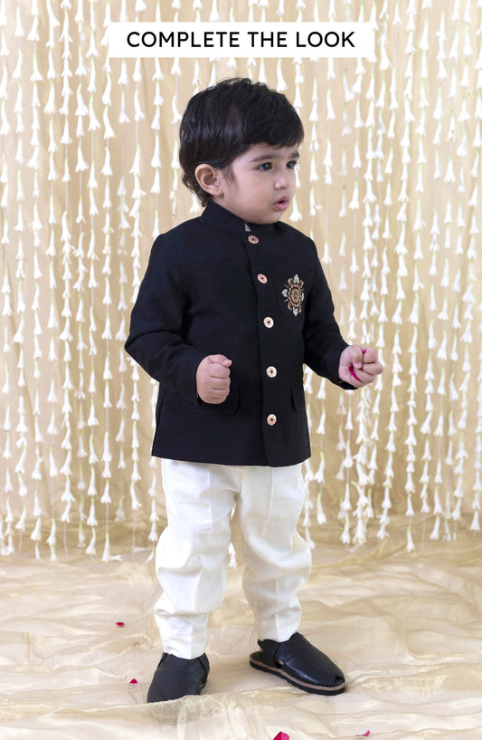 Riwayat Bandhgala for Baby Boys - Black