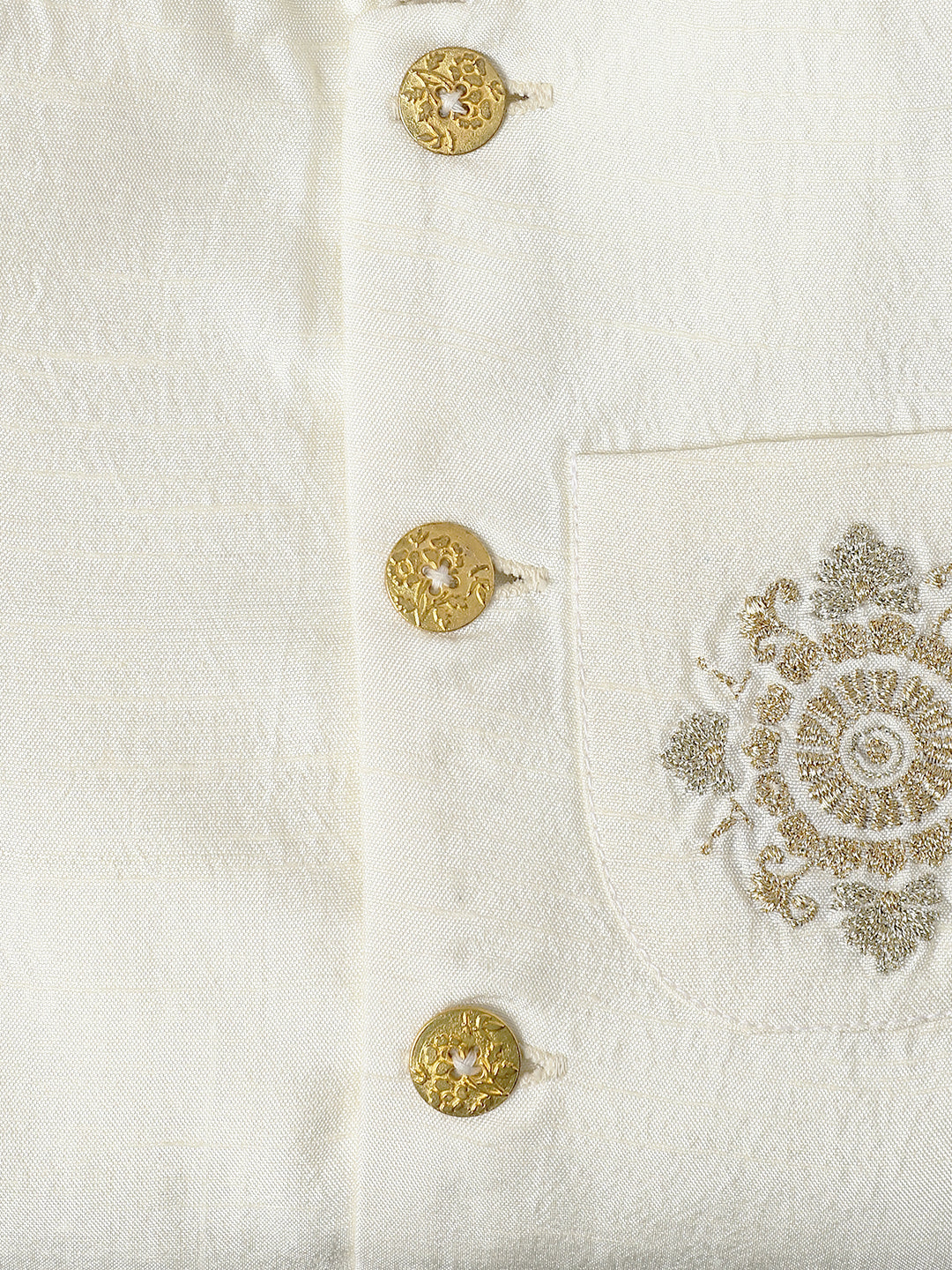 Riwayat Bandhgala for Baby Boys - Cream - Image 4