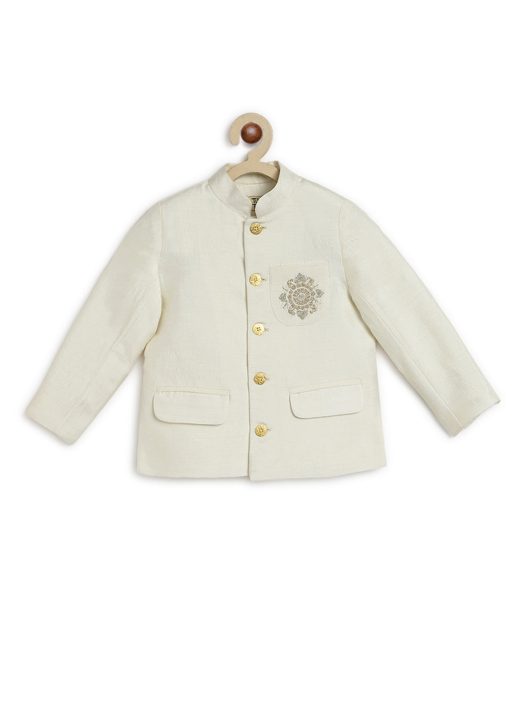 Riwayat Bandhgala for Baby Boys - Cream - Image 2