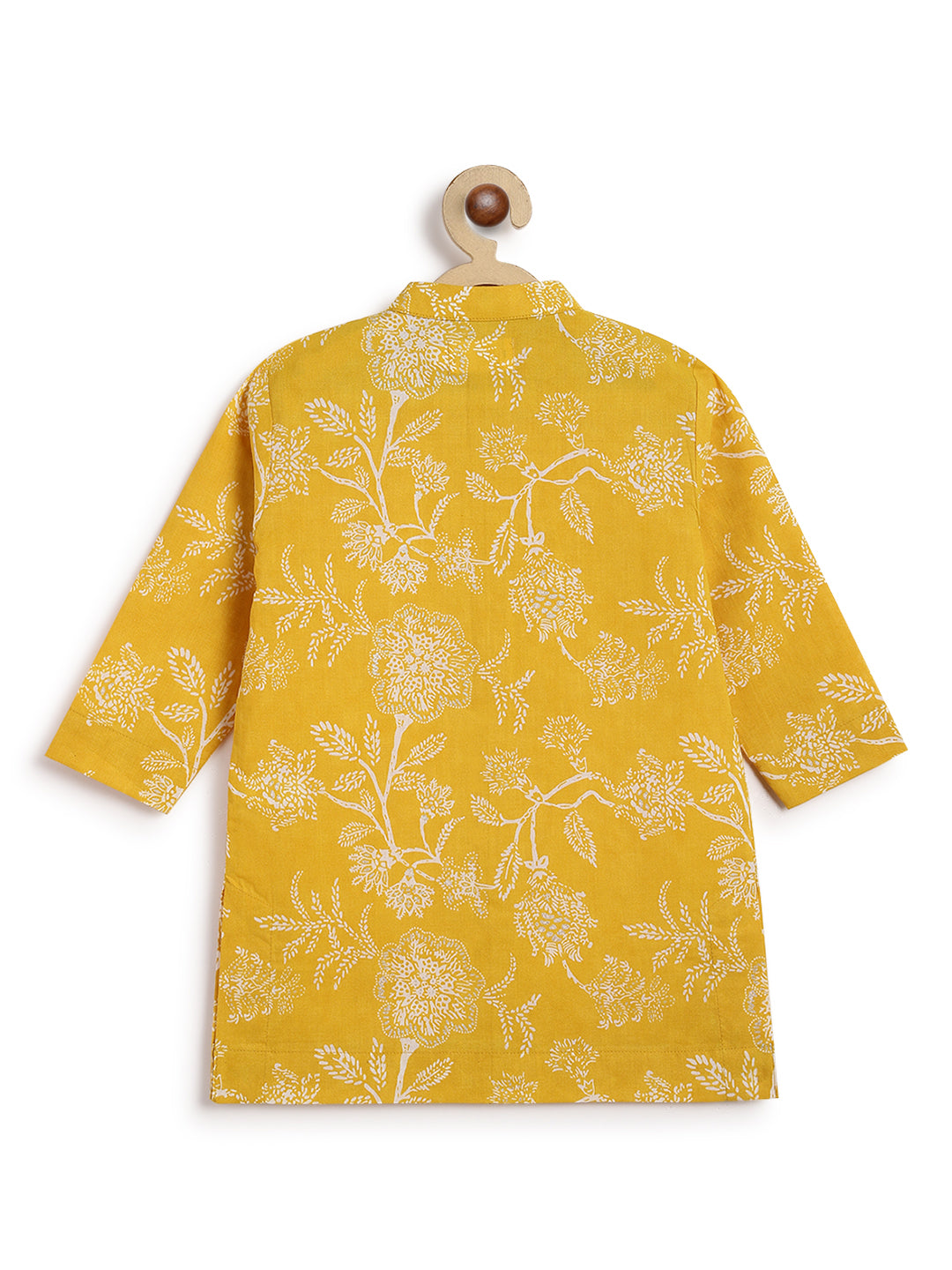 Baby Boy Floral Print Kurta Set - Image 7