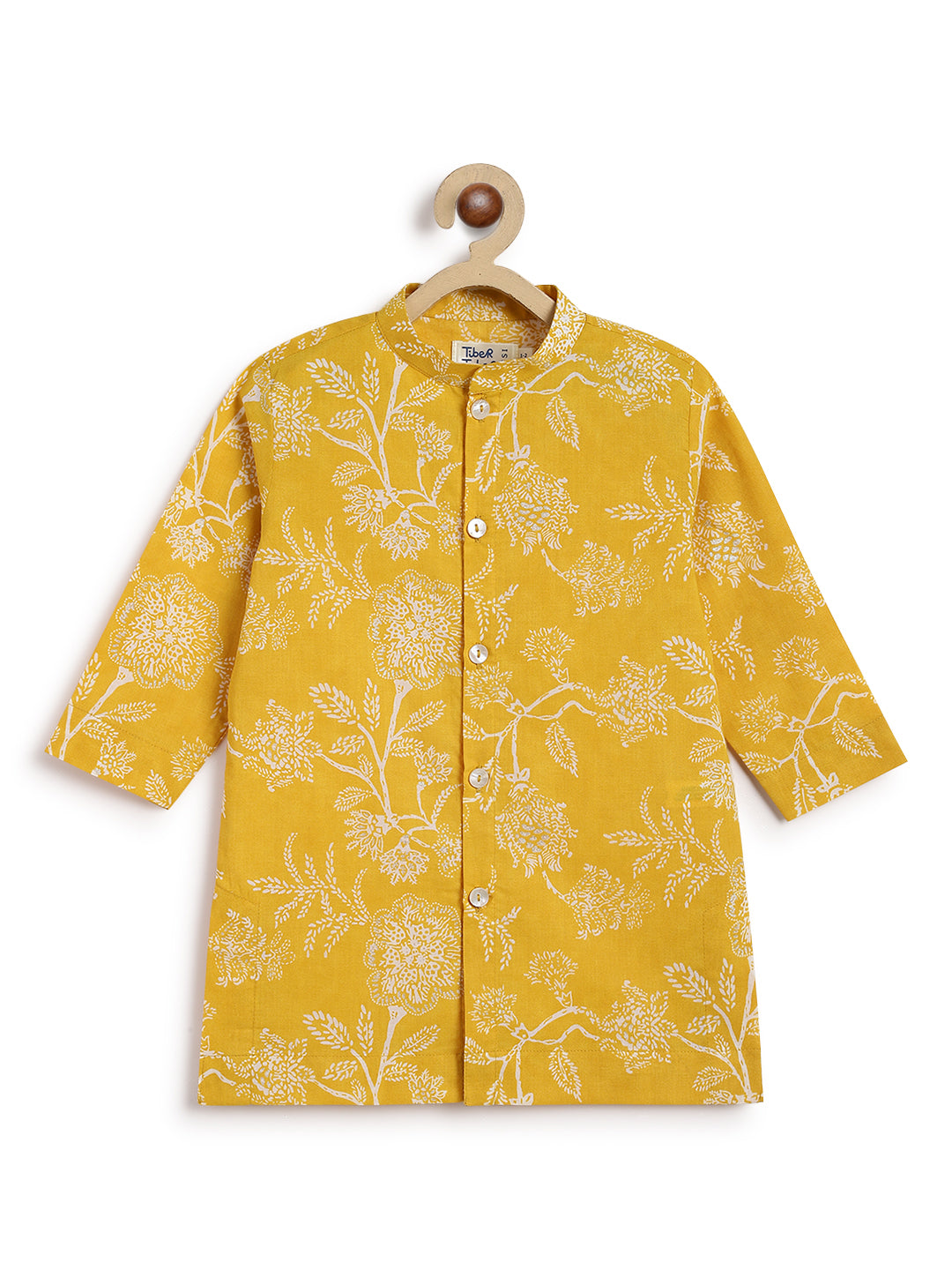 Baby Boy Floral Print Kurta Set - Image 6