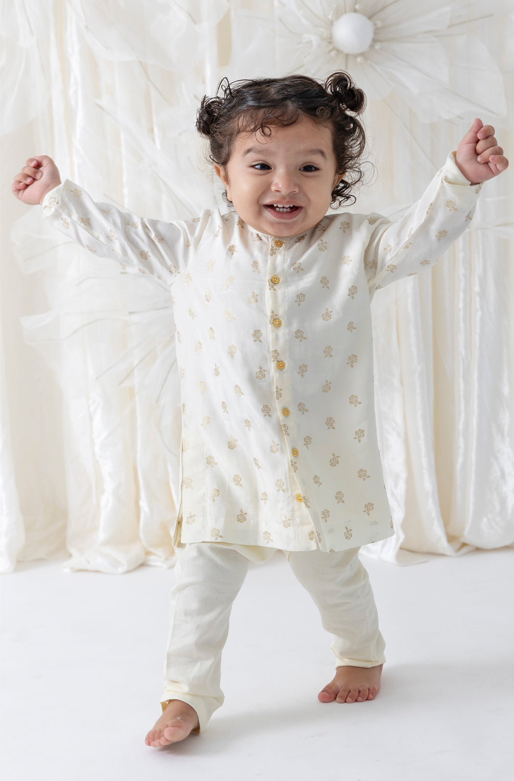 Rose Garden Kurta Set - Eco-friendly - Sama Homes