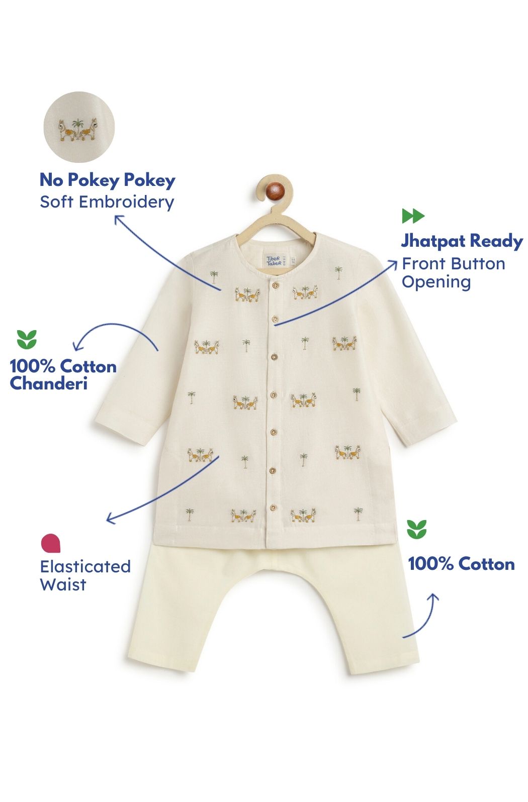 Prancing Prince Kurta Set - Image 2