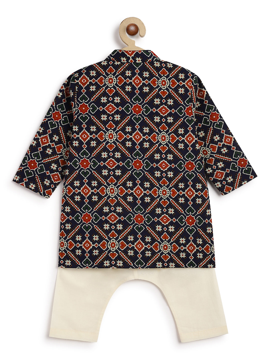 Baby Boy Patola Print Kurta Set