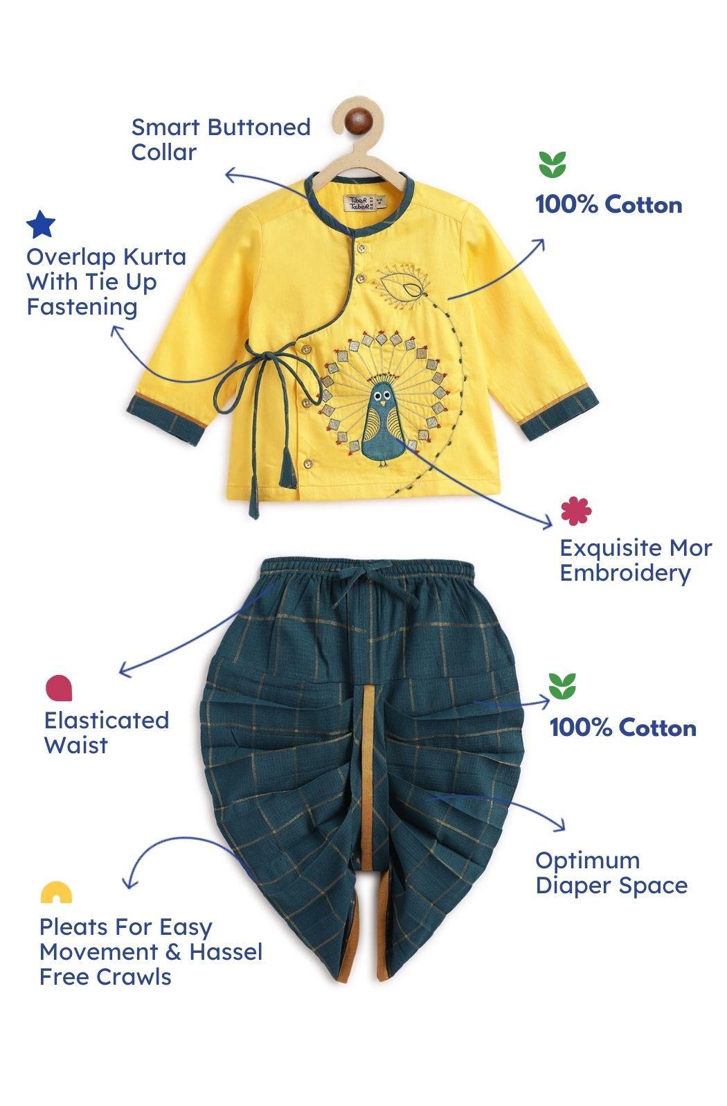 Mor Raja Dhoti Set - Image 2