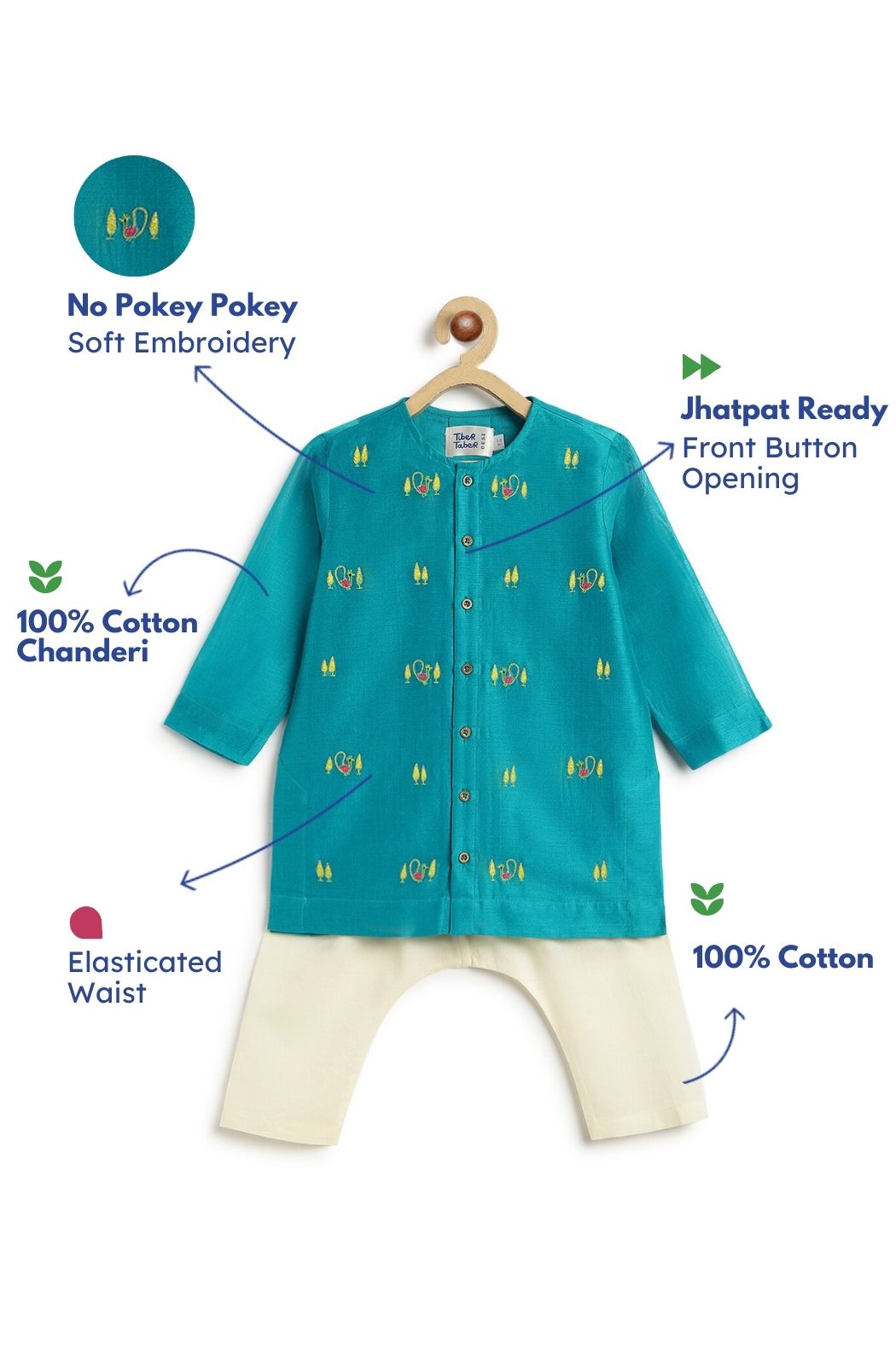 Mayur Regal Kurta Set - Image 3