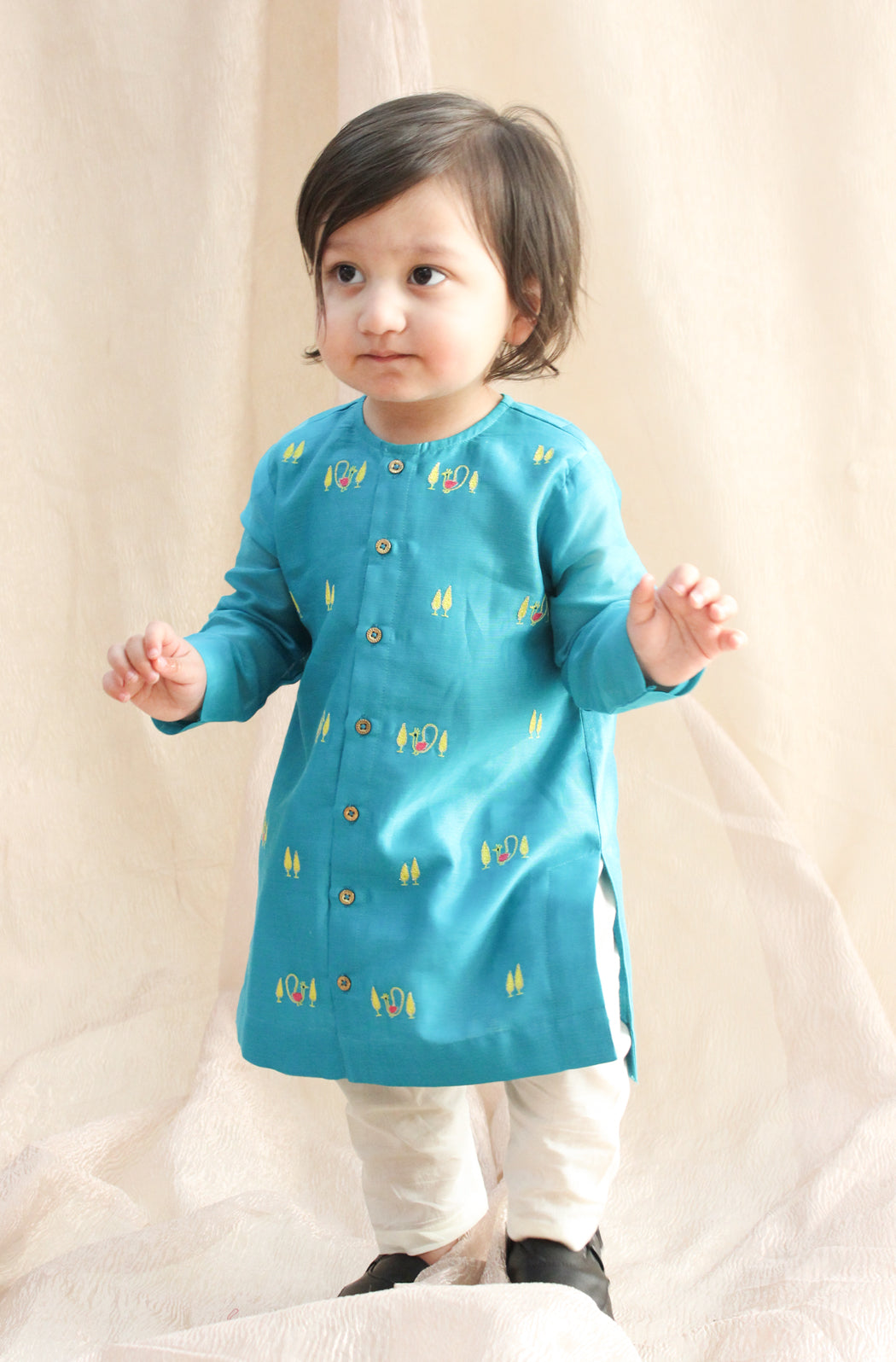 Mayur Regal Kurta Set - Eco-friendly - Sama Homes