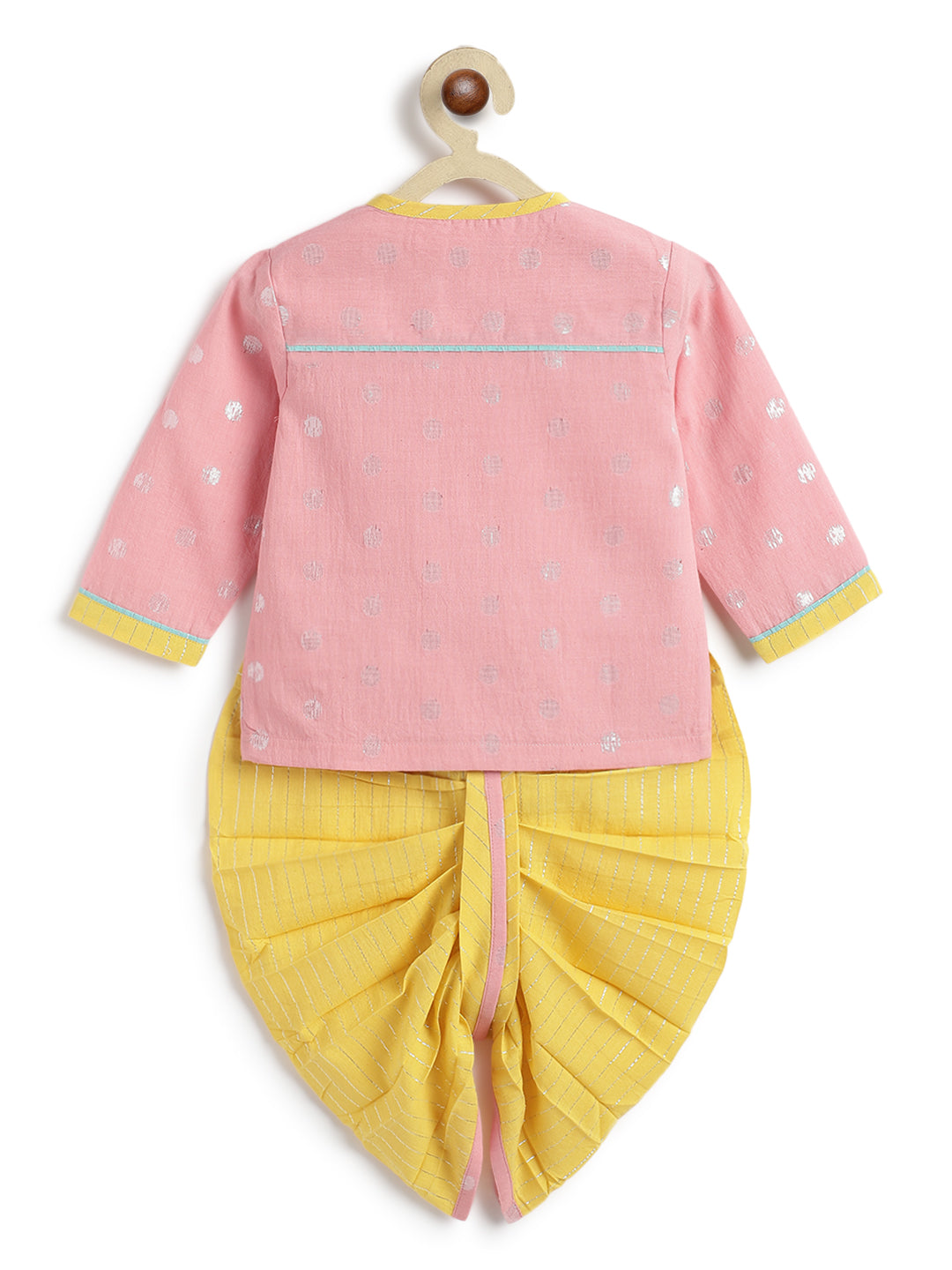 Little Polka Dots Dhoti Kurta Set