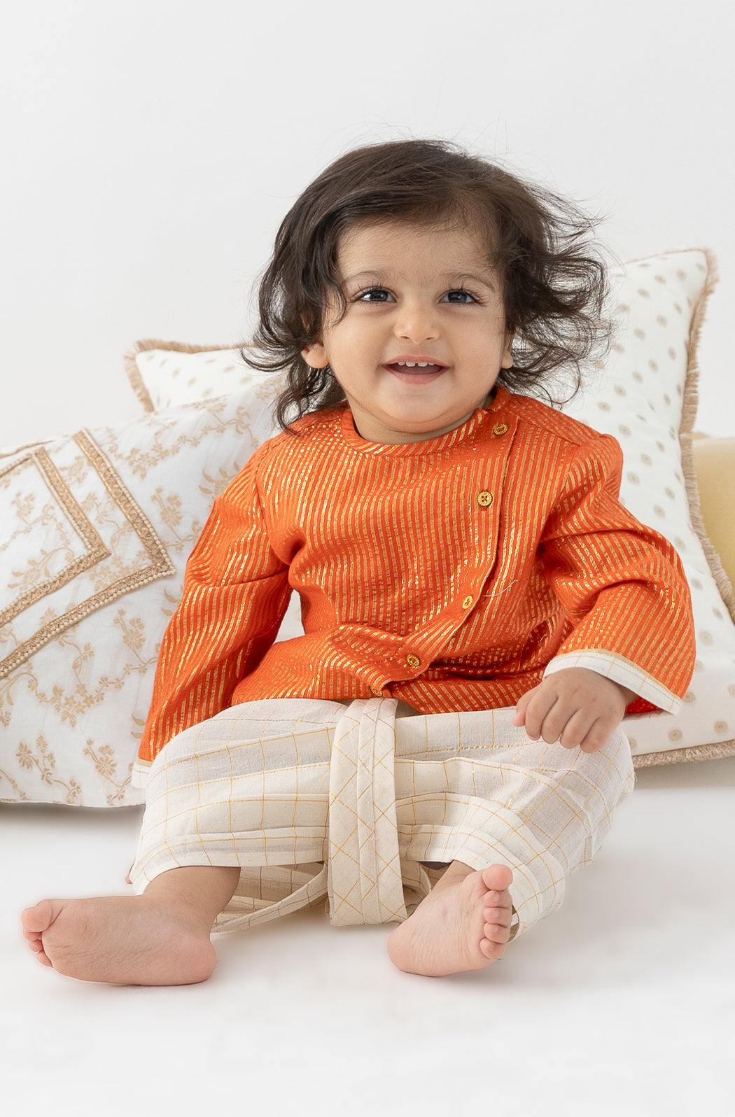 Little Jugnu Dhoti Kurta Set - Eco-friendly - Sama Homes