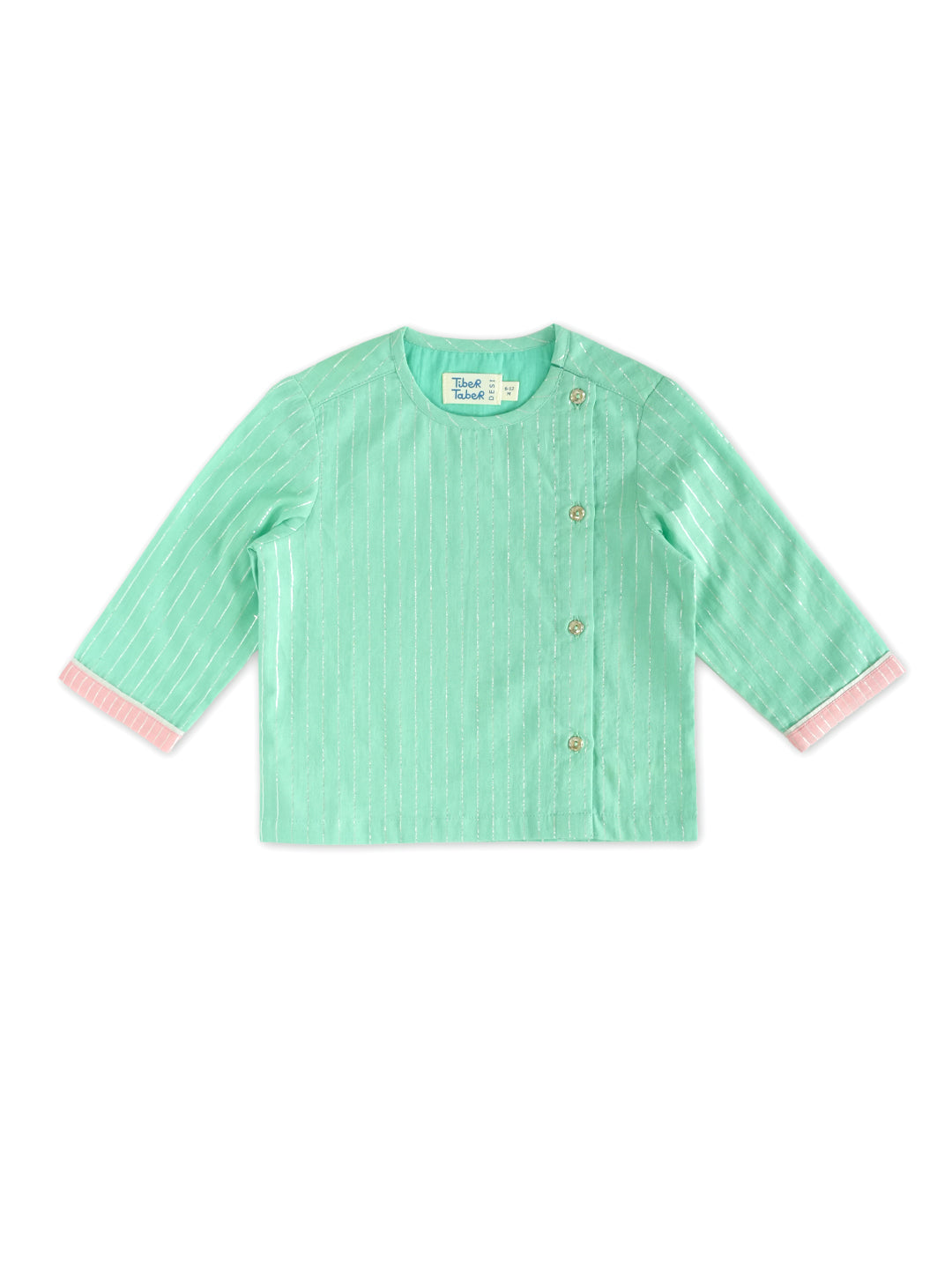 Lurex Stripes Dhoti Kurta Set - Image 5