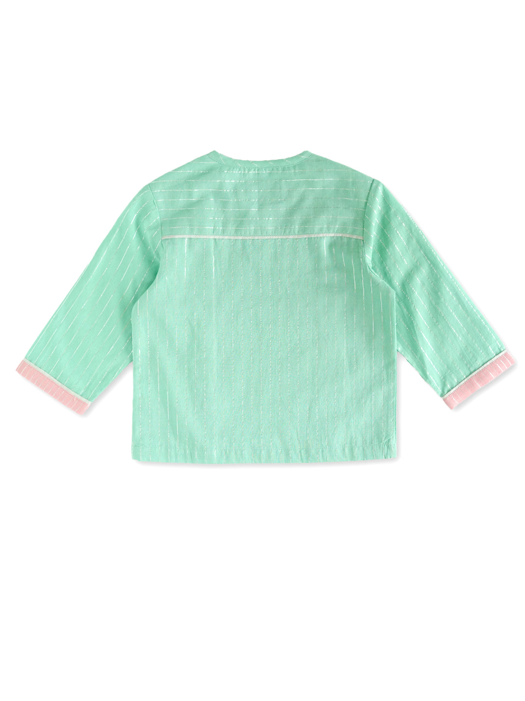 Lurex Stripes Dhoti Kurta Set