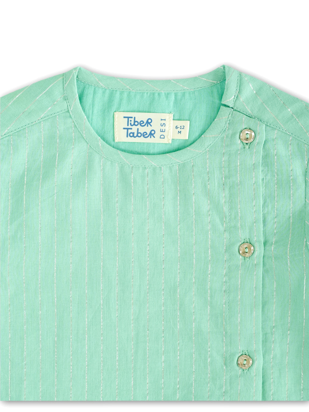 Lurex Stripes Dhoti Kurta Set