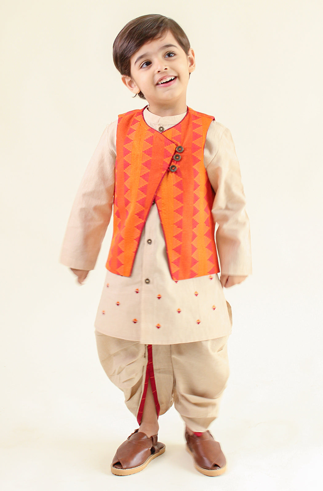 Reversible Razzle 3 Pc Dhoti Set