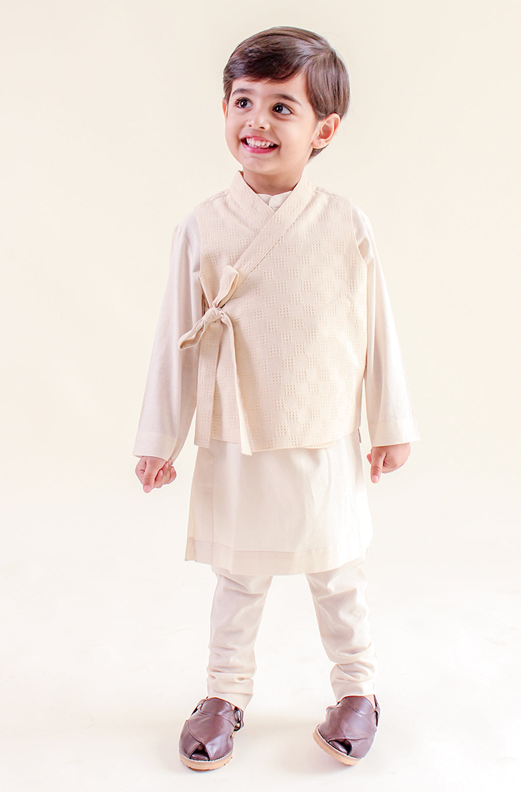 Modern Maharajah 3 Pc Bundi Set - Image 4