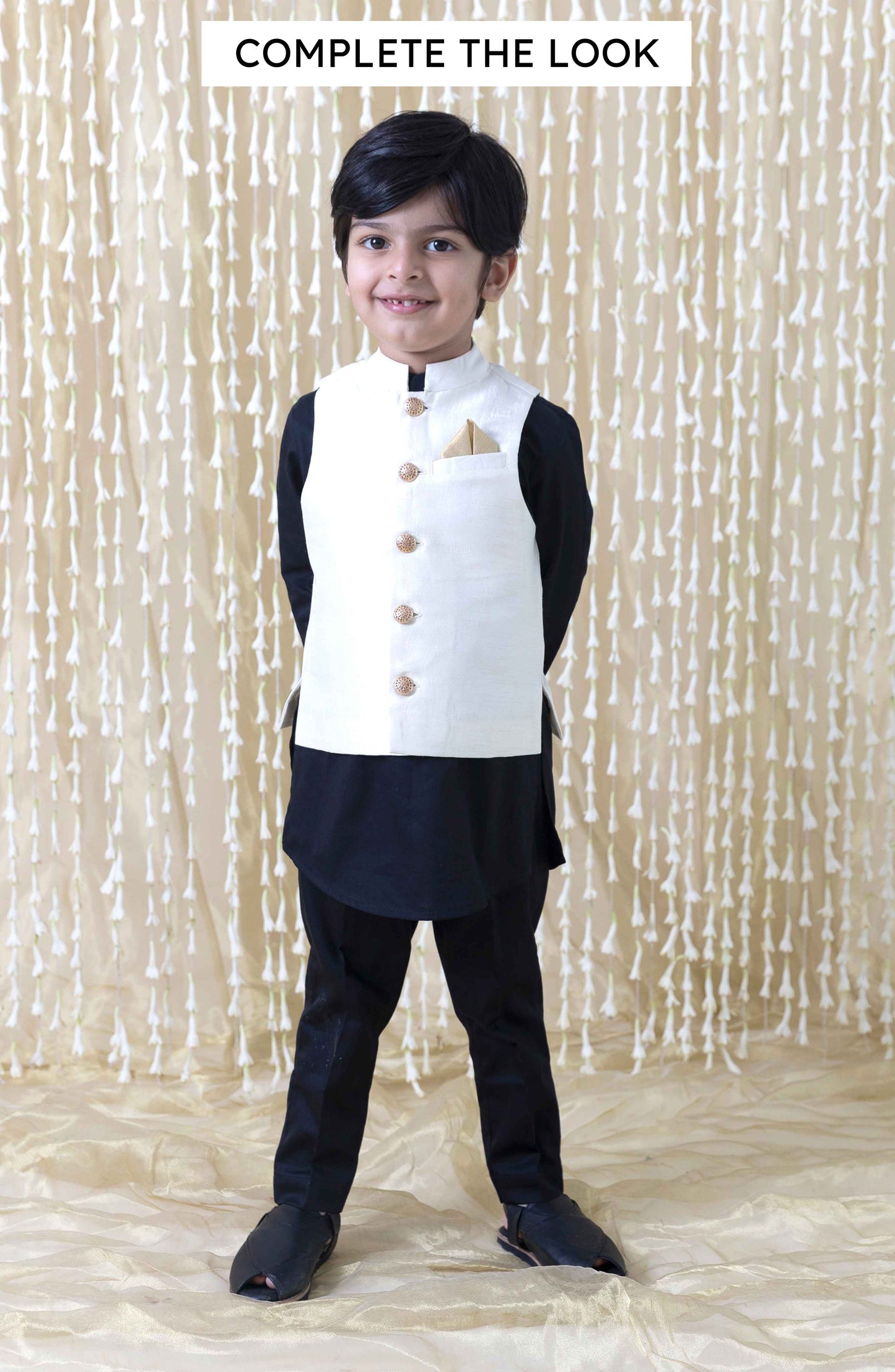 Inaayat Bundi for Boys - Cream