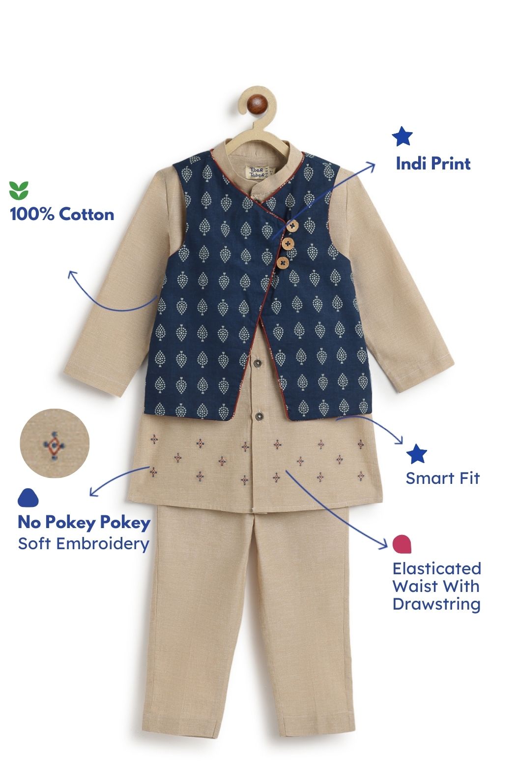 Neelamber 3 Pc Bundi Set