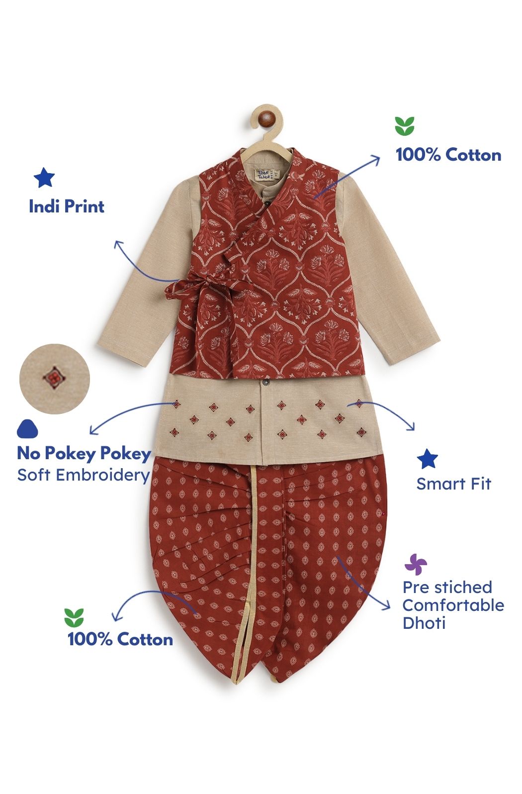 Hawamahal 3 Pc Bundi Set - Image 3