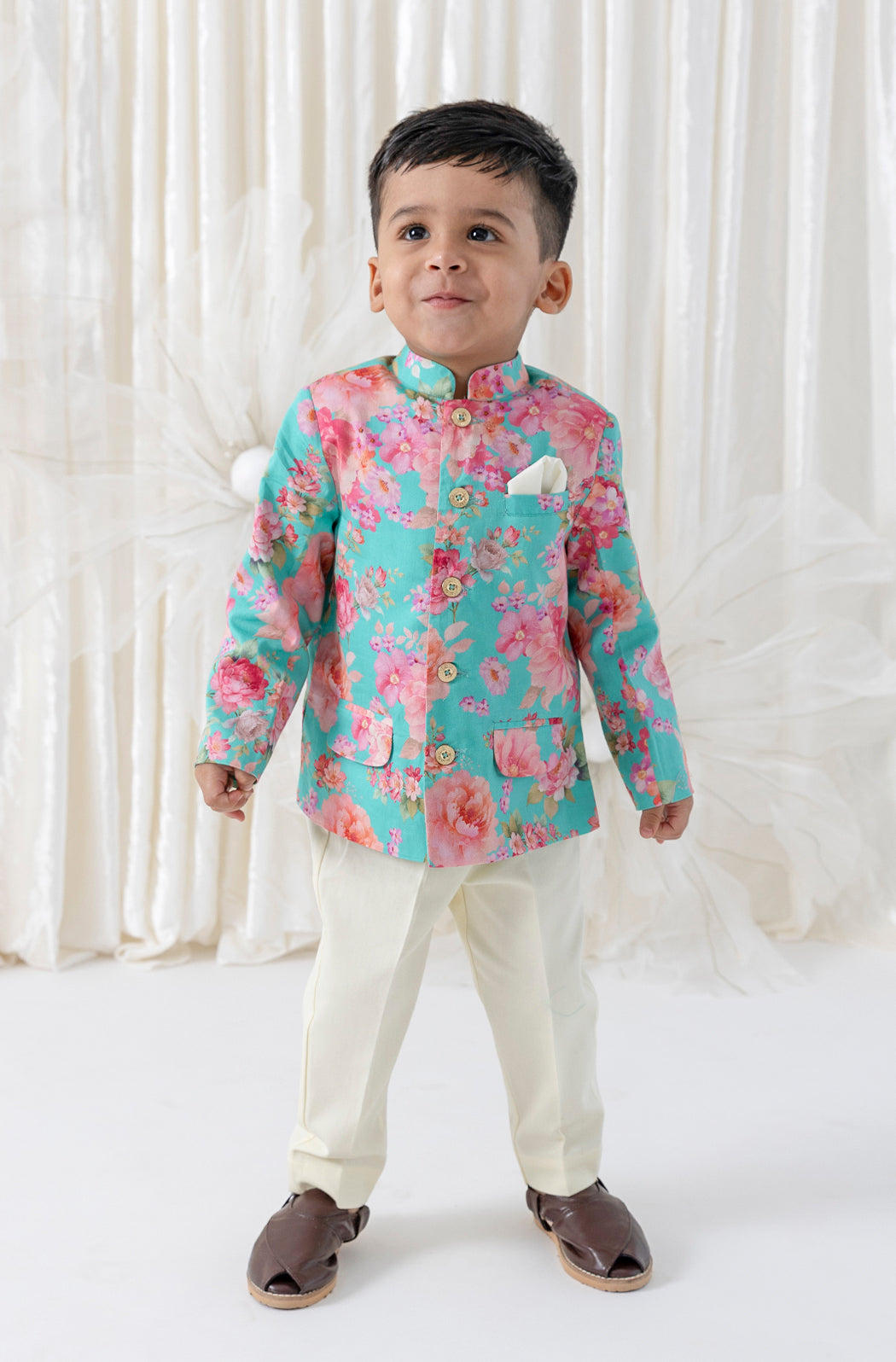 La Vie En Rose Bandhgala Set - Image 4