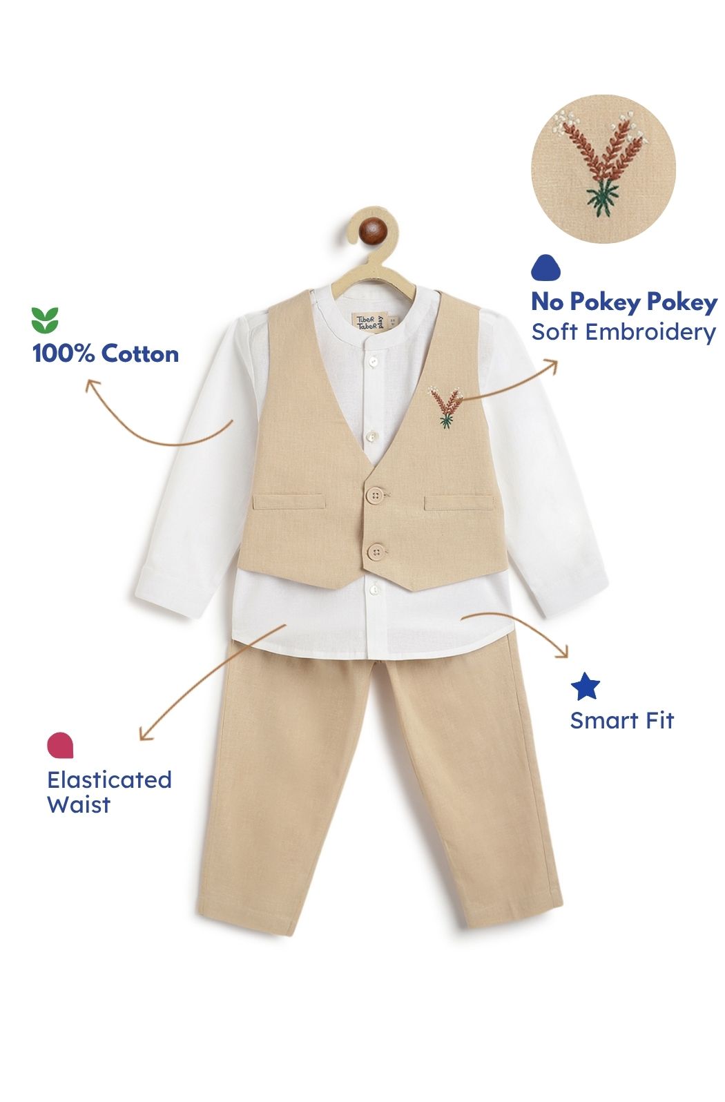 Secret Garden 3 Pc Waistcoat Set