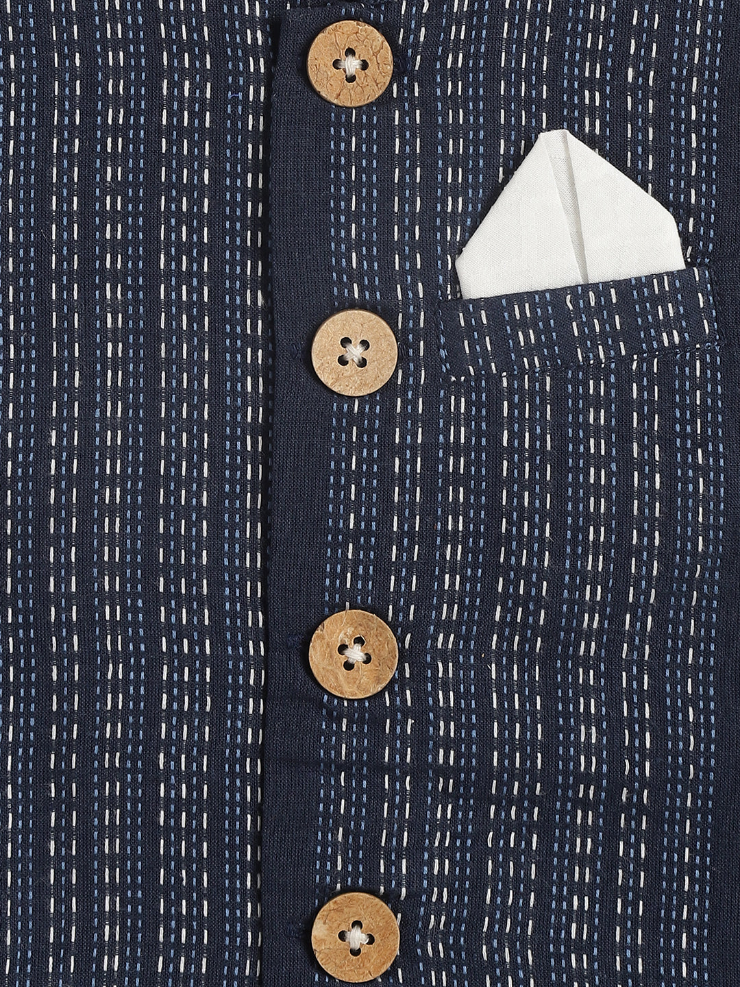 Self Stripes Bundi Jacket - Blue - Image 4