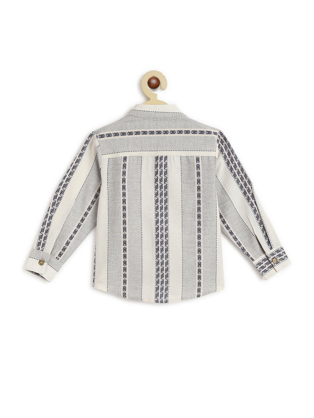 Self Stripes Shirt - Cream