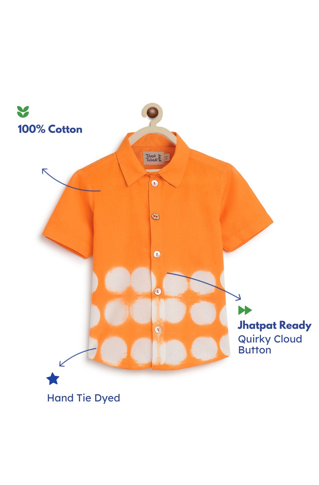 Circle High Shirt - Orange - Image 3