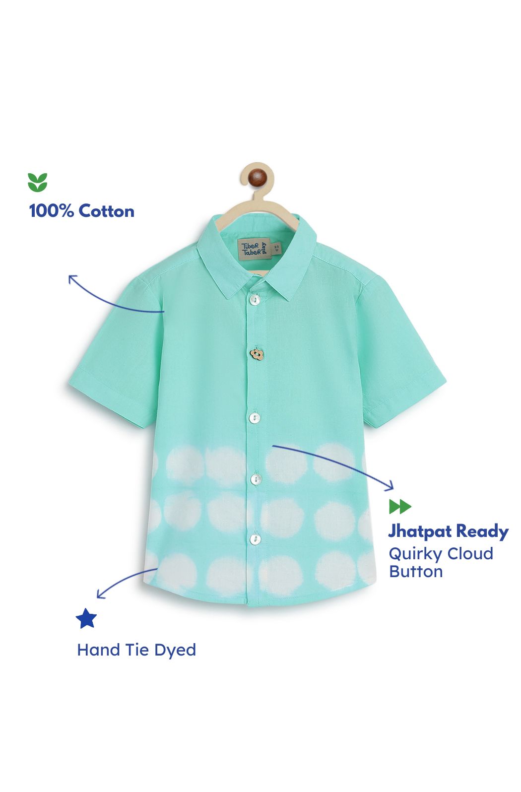 Circle High Shirt - Blue - Image 3